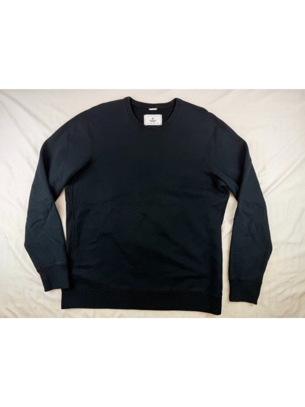 Reigning Champ Midweight Terry Crewneck Sweatshirt Mens XL Navy Casual Canada